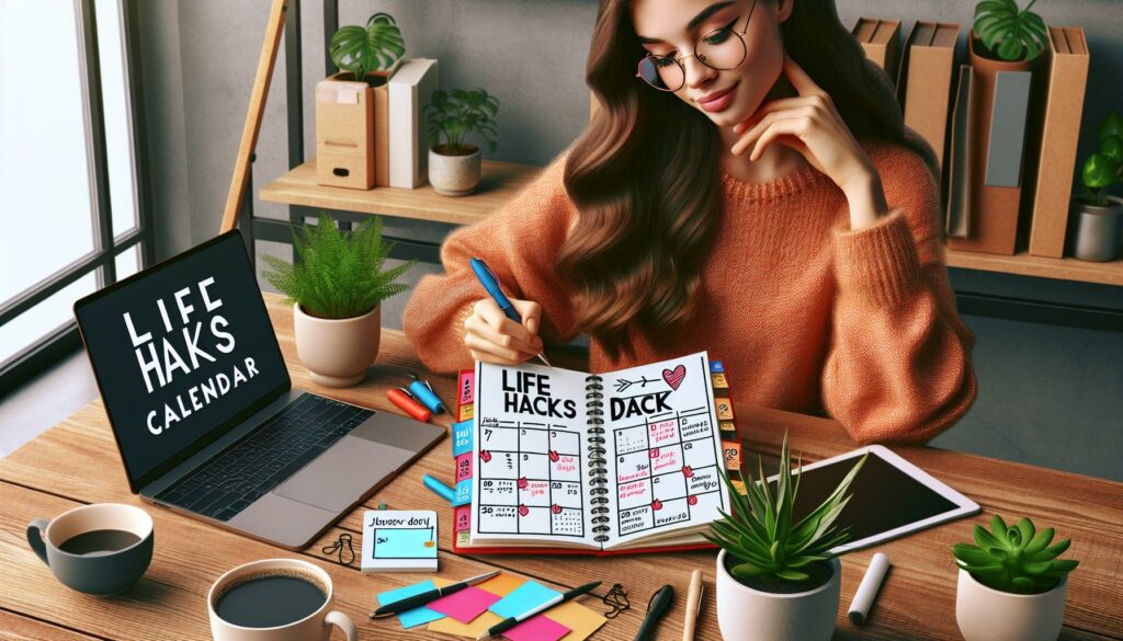 life hacks calendar